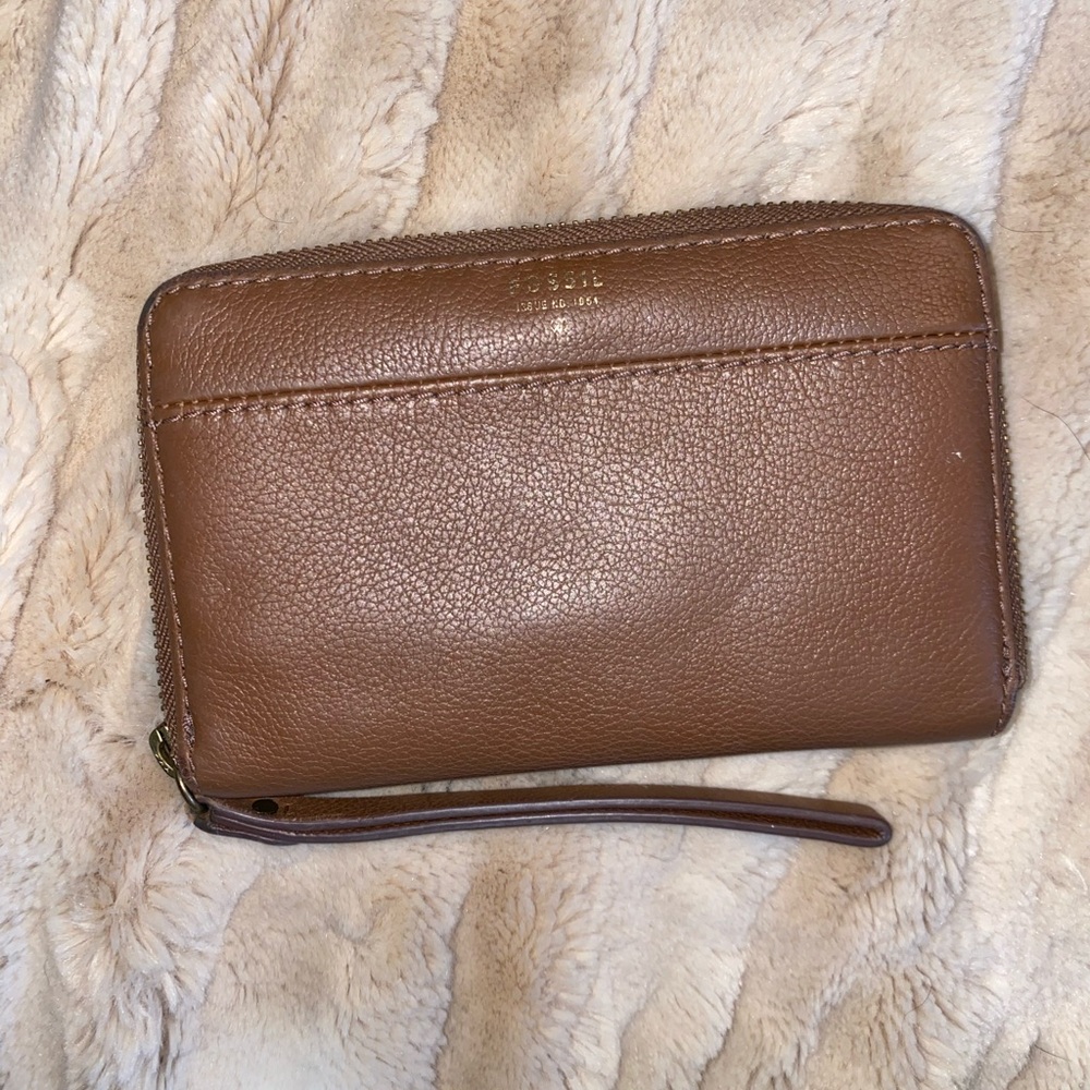 Fossil Brown Leather Wallet